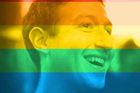 Facebook sleduje, kdo duhovými profily podporuje homosexuály