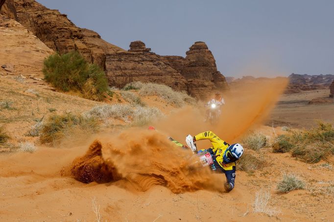 Jaromír Romančík (KTM) na trati Rallye Dakar 2024