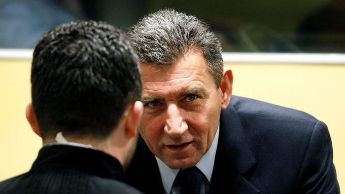 Chorvatský generál Ante Gotovina v Haagu
