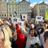 Demonstrace Milion chvilek Staroměstské náměstí