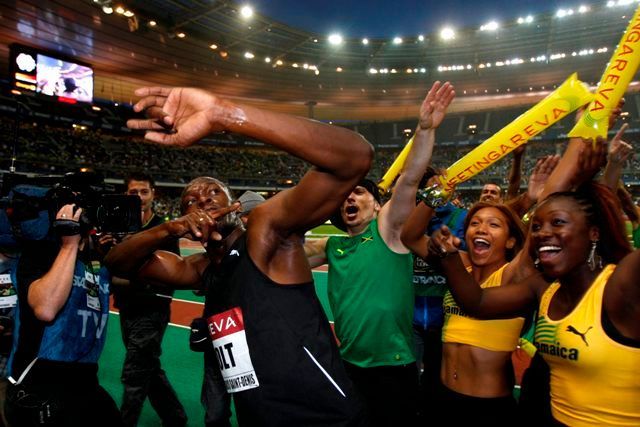 Usain Bolt v Paříži