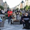 Demonstrace Milion chvilek Václavské náměstí 20. 5. 2021 za odstoupení Marie Benešové