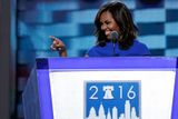 Z projevů bylo zjevné, že je více než načase. První dáma Michelle Obamová si získala dav svým projevem o jednotě a síle Ameriky.