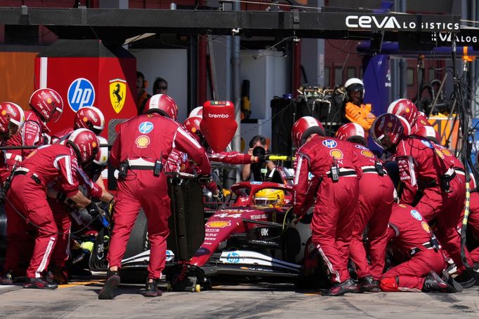 Lewis Hamilton, Ferrari ve VC Emilie-Romagny F1 2025