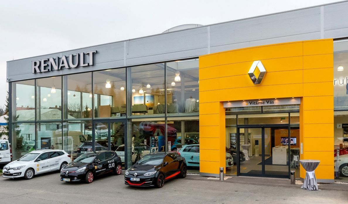Autosalon Renault - exteriér