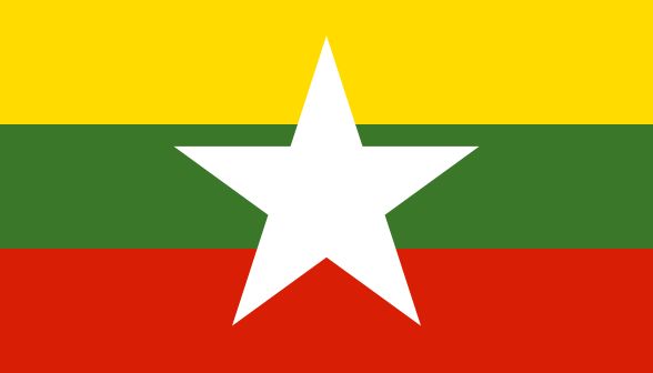 Nová vlajka Barmy