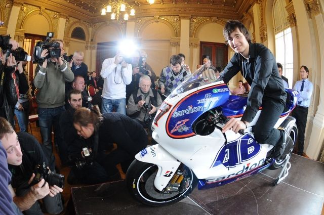 Představení nové motorky Karla Abrahama