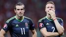 Gareth Bale and Chris Gunter rea