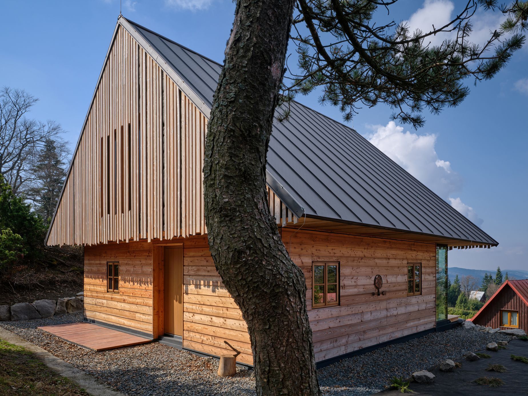 Chata na Kohútce, chalupa, chata, bydlení, stavba, architektura