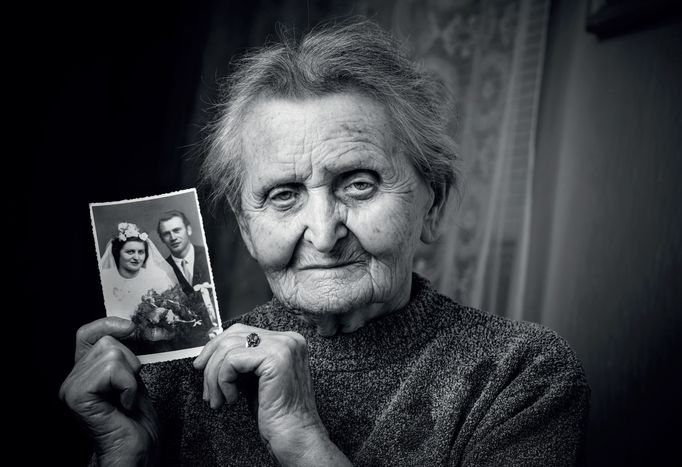 Marie Halačková
95 let, švadlena, nyní v důchodu, Velké Meziříčí
Manželka Františka Halačky nasazeného v Kirkenesu, Skiipaguře a Billefjordu