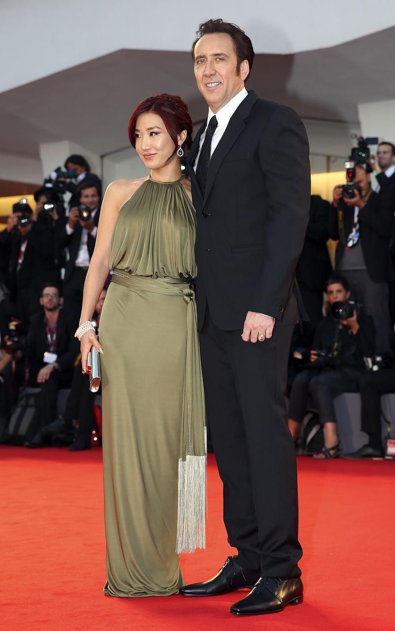 Filmový festival v Benátkách - Nicolas Cage se svou ženou Alice Kim