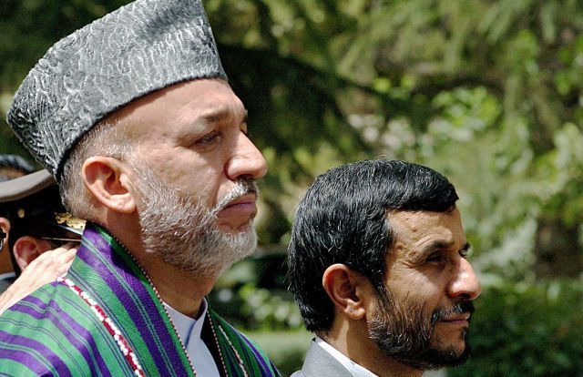 Írán Afghánistán Karzáí Ahmadínežád