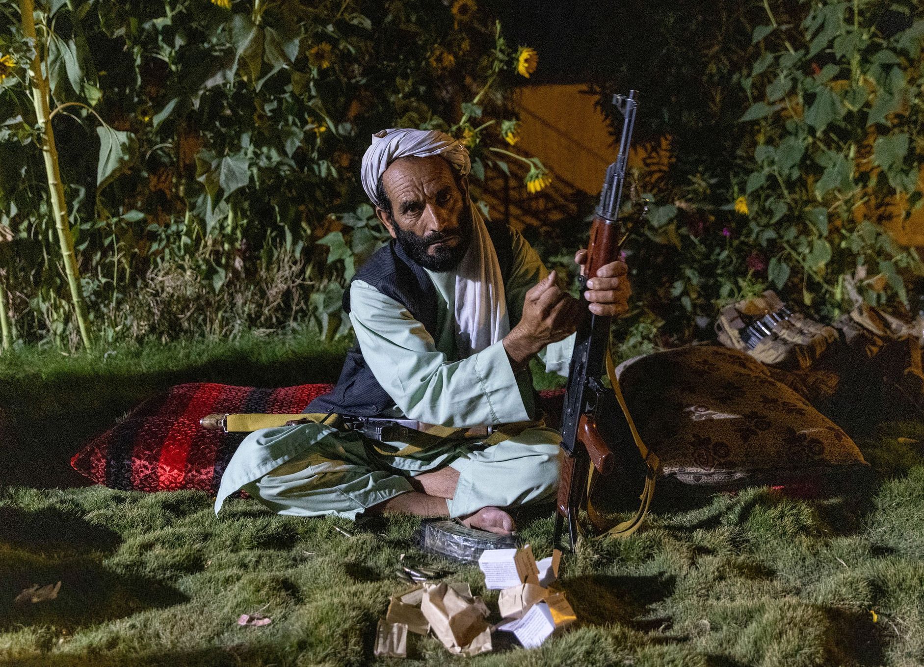 Afghánistán vojáci a Talibán