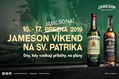 Tour svatého Patrika bude ve znamení whiskey Jameson, muziky, stand-upu a ústřic