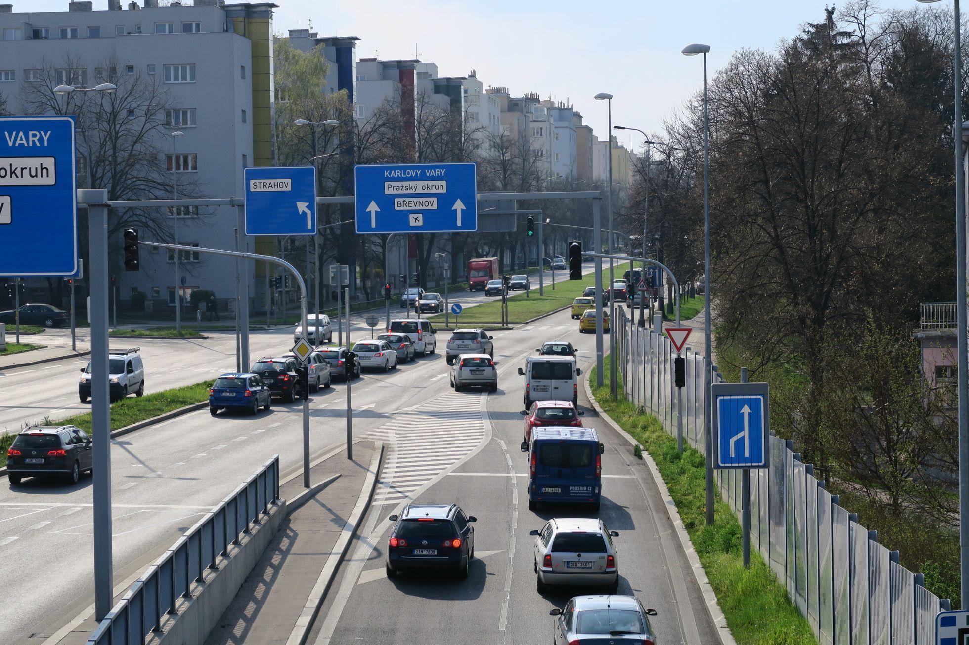 Nejhorší místa v pražské dopravě