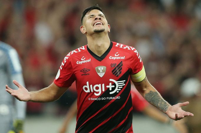 Soccer Football - Brasileiro Championship - Athletico Paranaense v Santos - Arena da Baixada, Curitiba, Brazil - December 4, 2019   Athletico Paranaense's Bruno Guimaraes