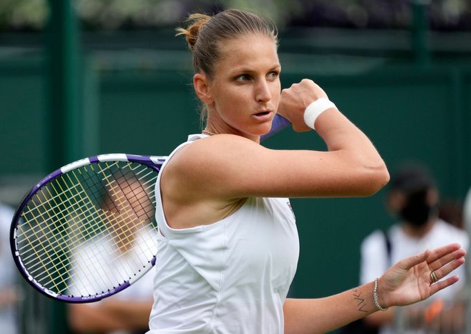 Karolína Plíšková v prvním kole Wimbledonu 2021