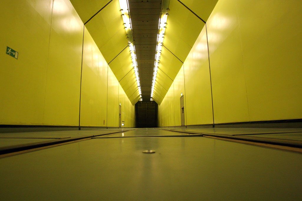 Testy vlaku v klimatickém tunelu