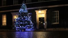 Vánoční strom - London - Downing Street 10