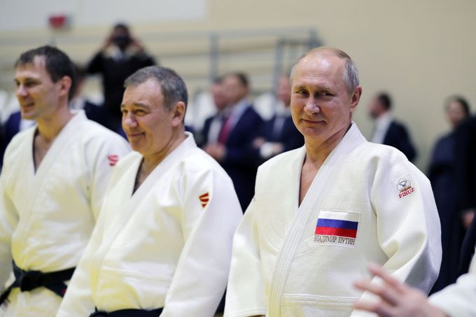 Ruský prezident Vladimir Putin v Soči absolvoval trénink džuda.