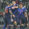 ČR-Nizozemsko: Stefan de Vrij (4) slaví gól na 1:1