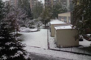 Sněhový úder v Moravskoslezském kraji
