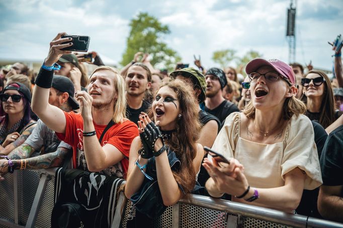 Snímek z vystoupení amerických Lorna Shore.