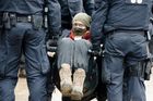 Lützerath policie zásah klima aktivisté