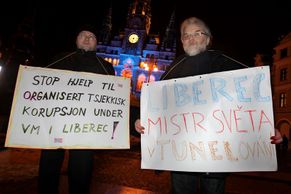 MS Liberec 2009: Protest proti korupci