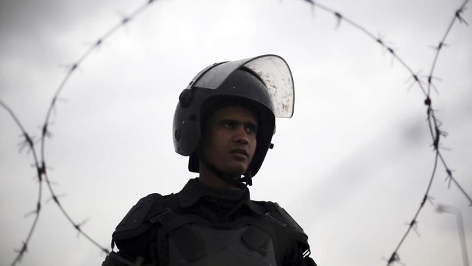 Egypský policista. Ilustrační foto.