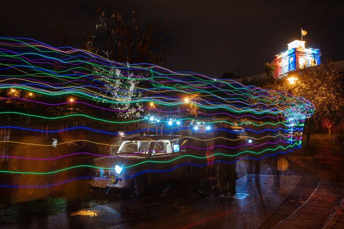 Fotografie z letošního ročníku Signal Festivalu, které pořídil fotograf Economie Lukáš Bíba. Říjen 2019