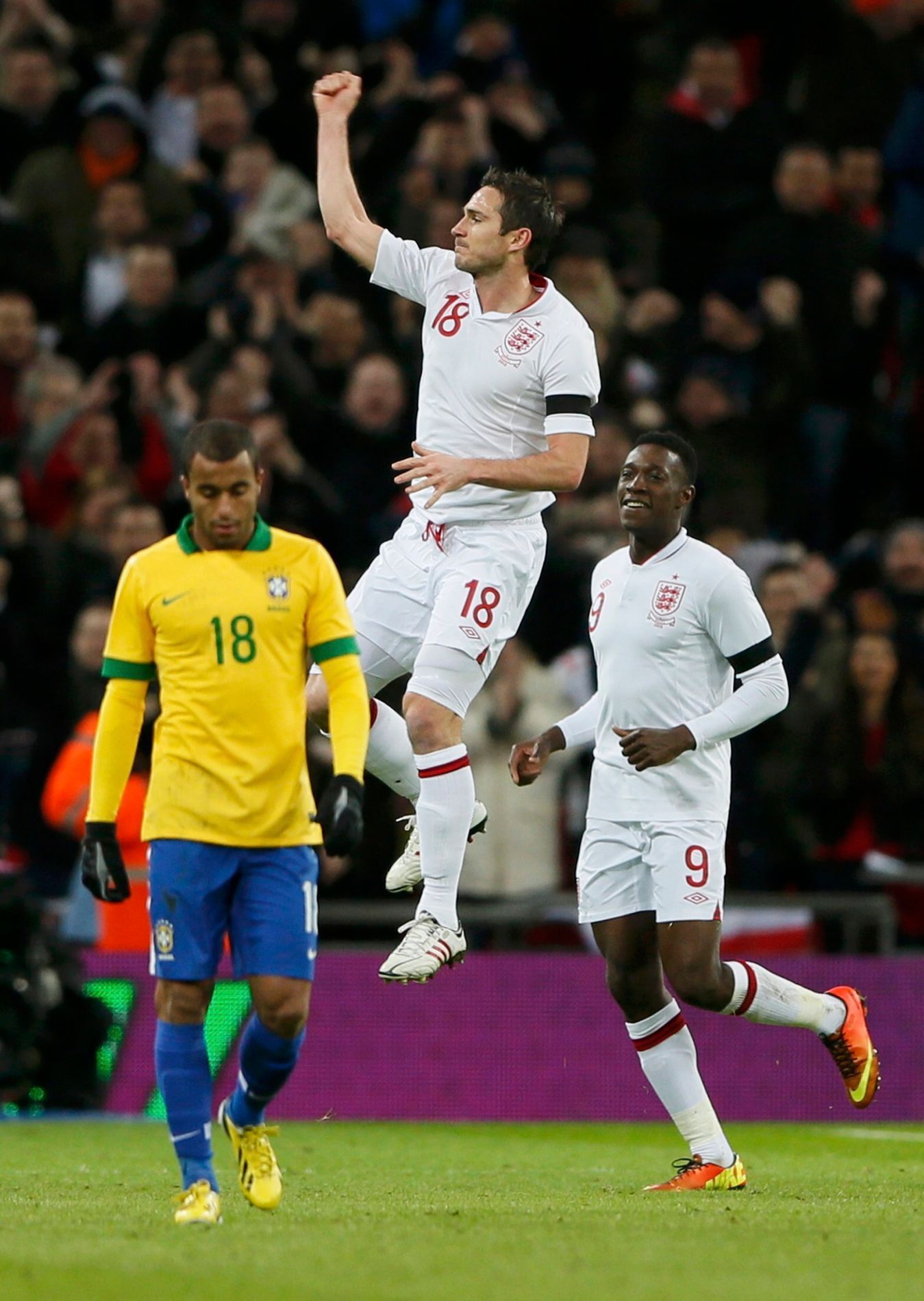 Fotbal, Anglie - Brazílie:  Frank Lampard  (18)