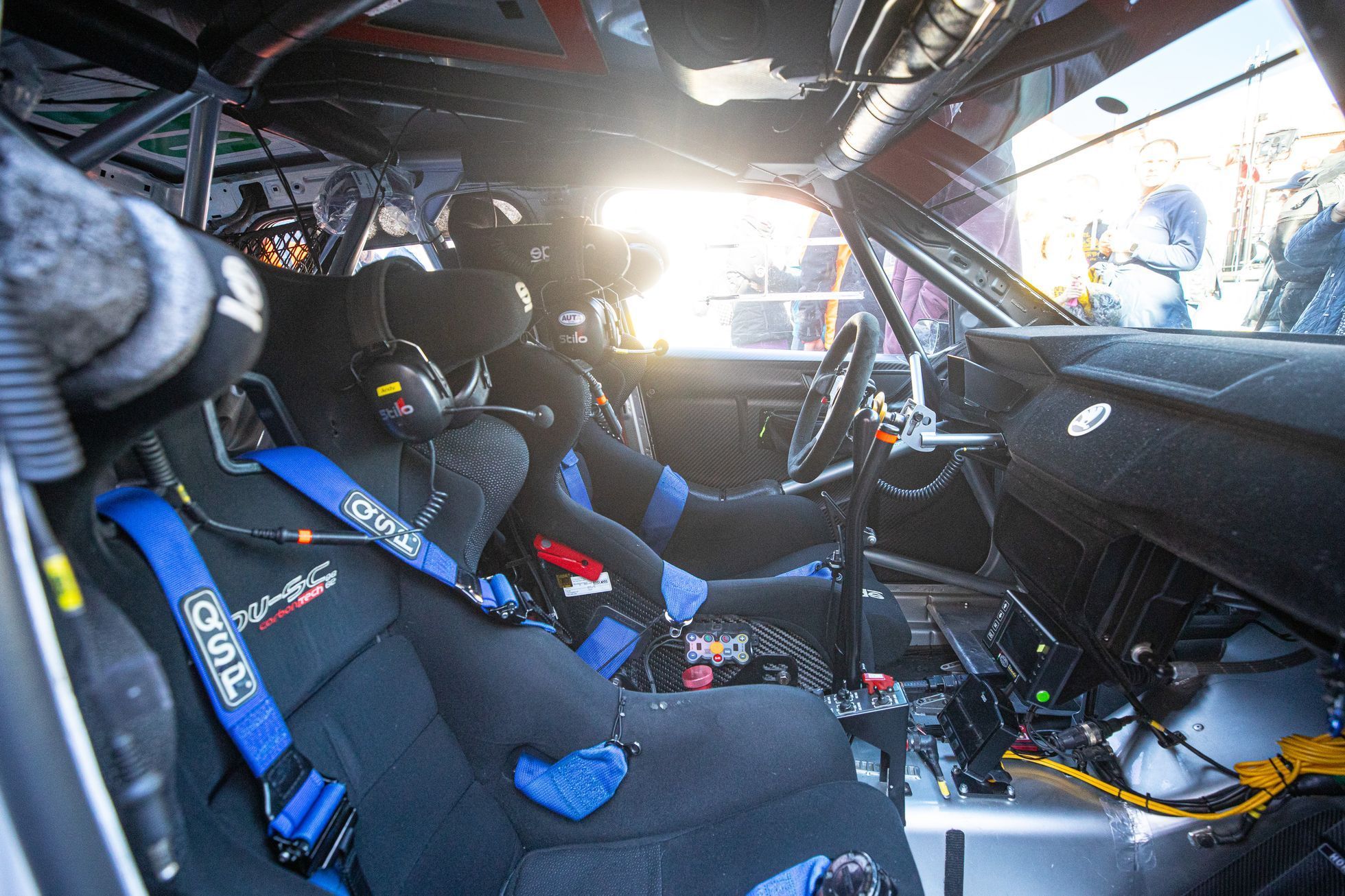 Středoevropská rallye, mistrovství světa, start na Hradčanském náměstí v Praze