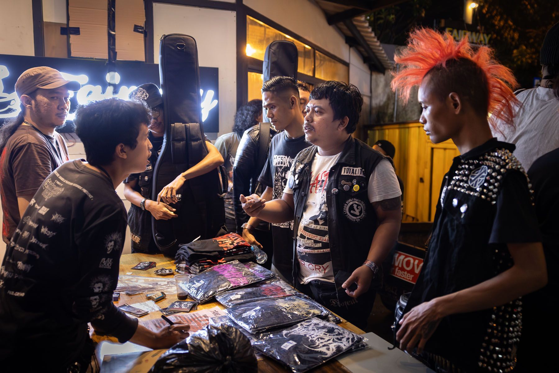 Jakarta, Indonésie, Punk
