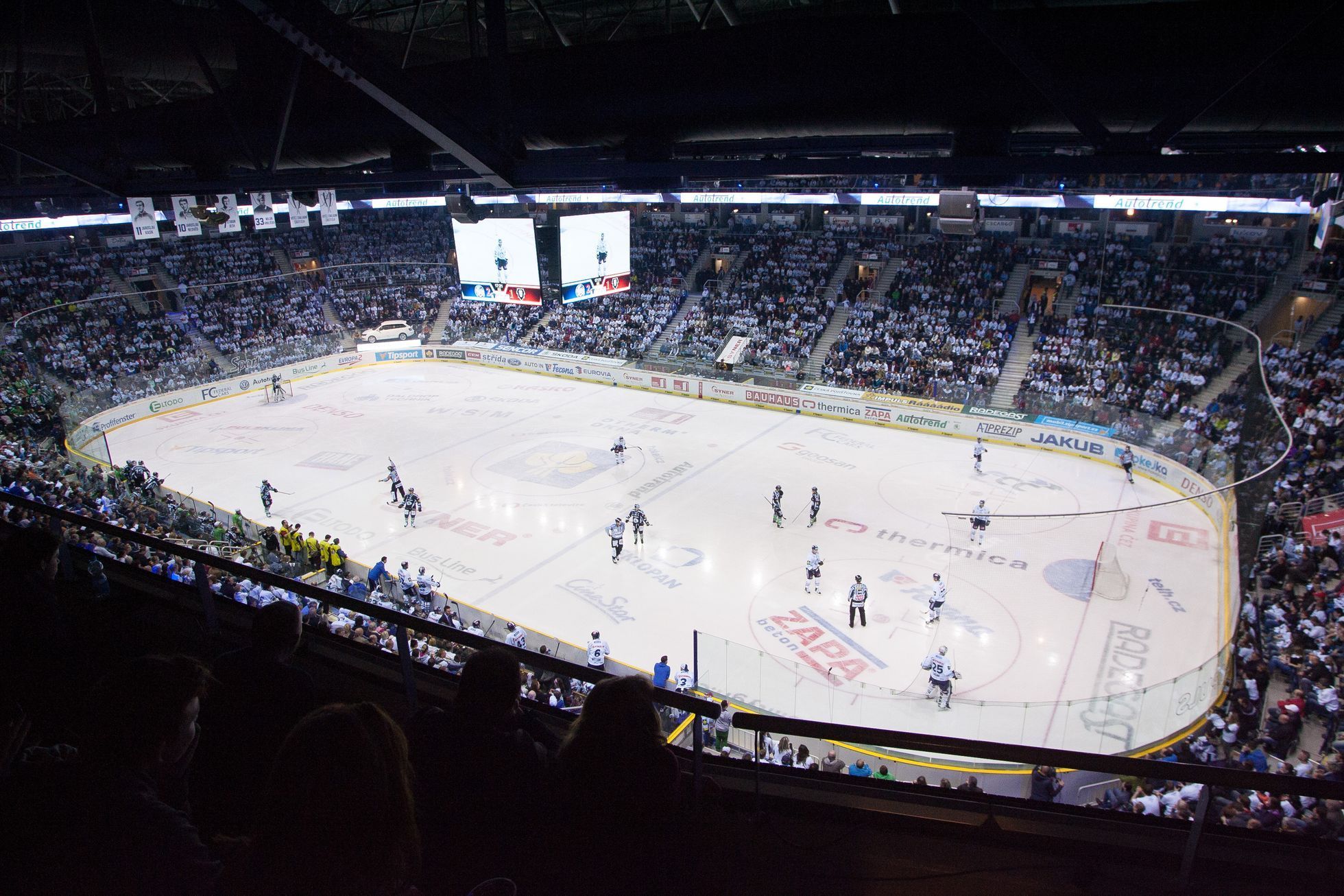 Home Credit aréna (zimní stadion) v Liberci při play off 2016