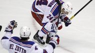 New York Rangers šli v zápase proti domácím Capitels do vedení ve 27. minutě. Trefil se Callahan