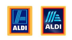 Staré a nové logo Aldi