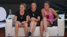 Tereza Martincová, Kristýna Plíšková a Karolína Plíšková na pražské Tipsport Elite Trophy 2020.