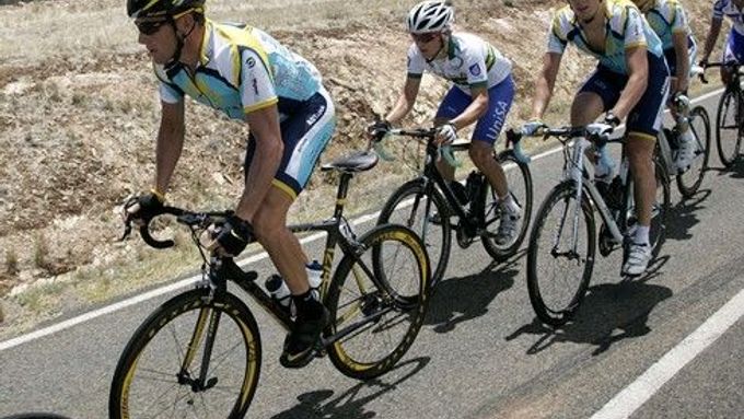 Lance Armstrong při lednovém comebacku