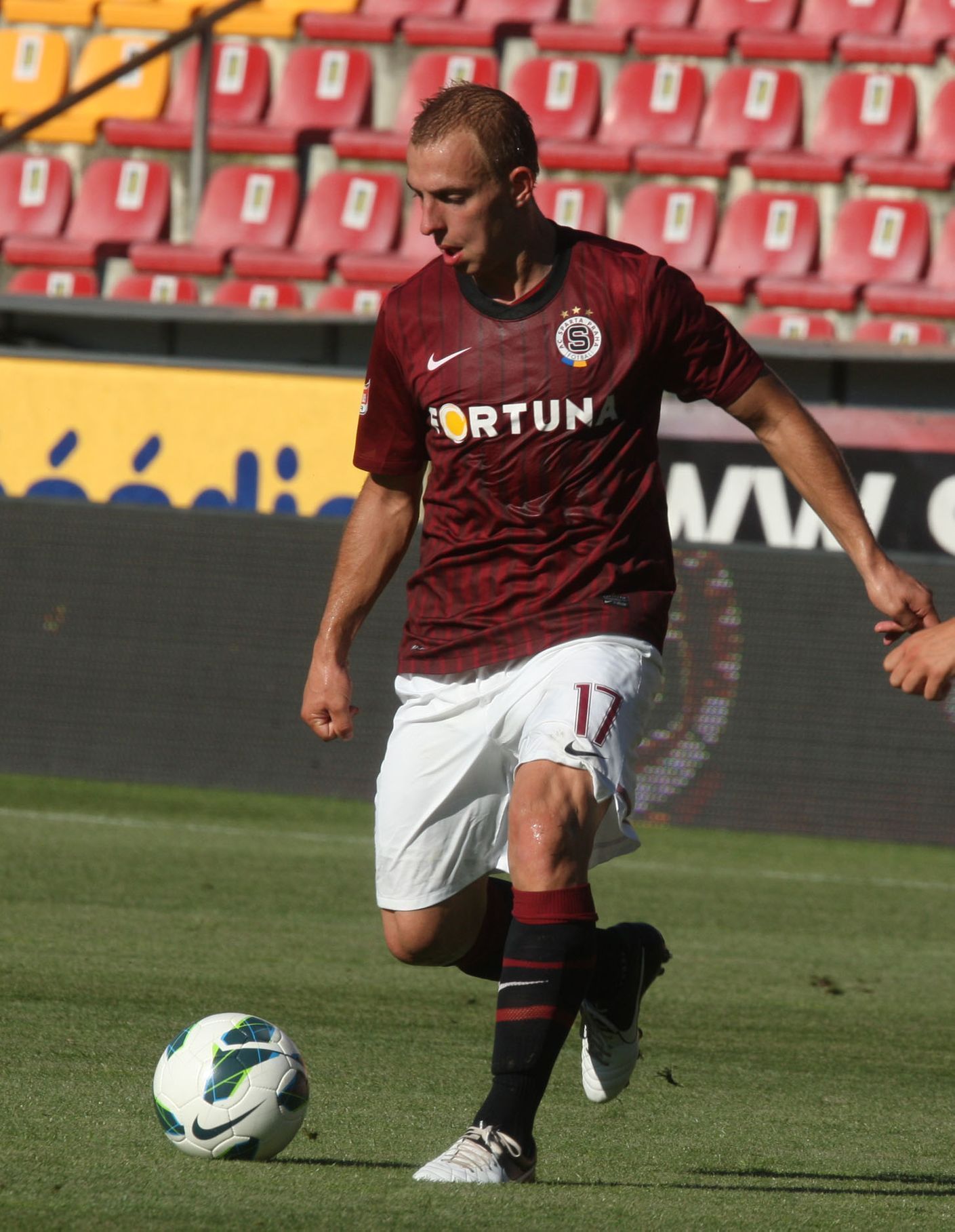 Fotbalista klubu AC Sparta Praha Jiří Skalák.