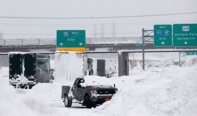 Na dálnici u West Seneca, New York