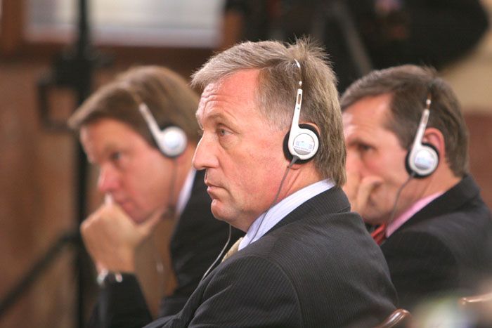 Přímá volba prezidenta na konferenci v Senátu.