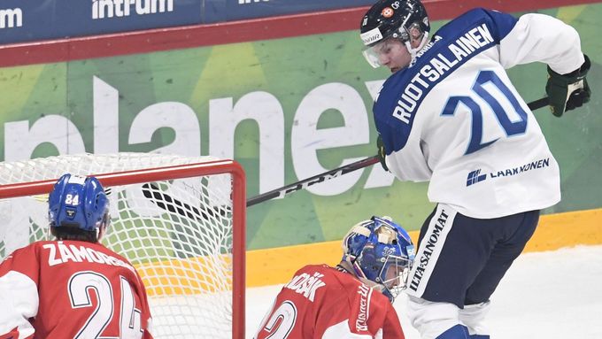Arttu Ruotsalainen otevřel skóre zápasu Finska proti Česku a jeho gól byl vítězný.