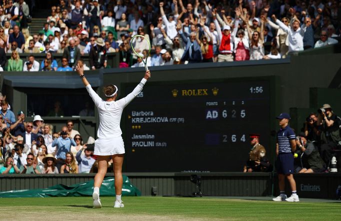 Wimbledon 2024, finále žen - Barbora Krejčíková