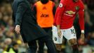 Soccer Football - Premier League - Manchester United v Tottenham Hotspur - Old Trafford, Manchester, Britain - December 4, 2019  Manchester United's Marcus Rashford and T