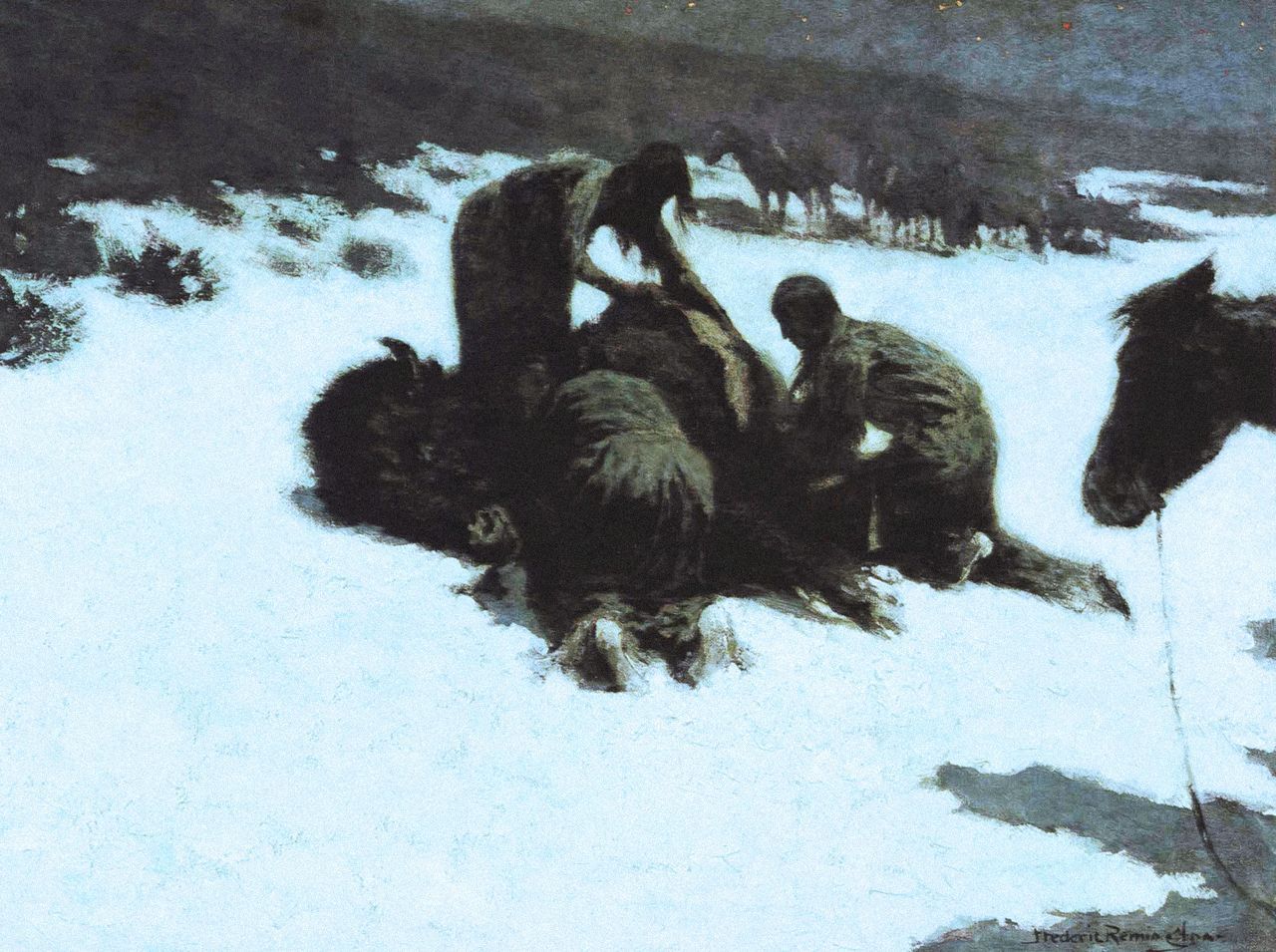 Jednorázové užití / Fotogalerie / Nádherné obrazy z Divokého západu od amerického malíře, který předběhl Zdeňka Buriana