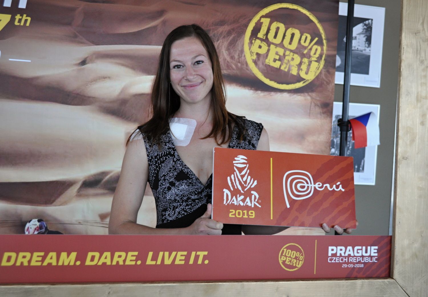 Prezentace Rallye Dakar 2019 v Praze: Gabriela Novotná