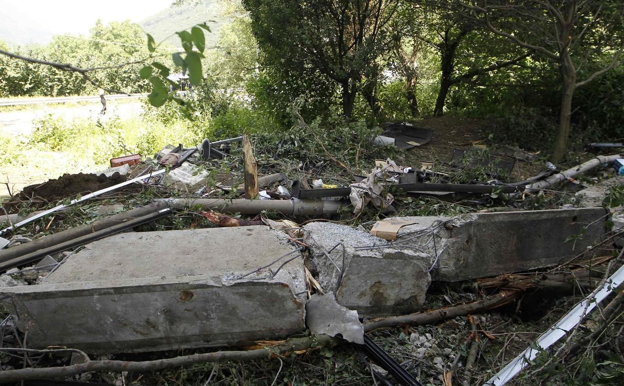 Nehoda italského autobusu