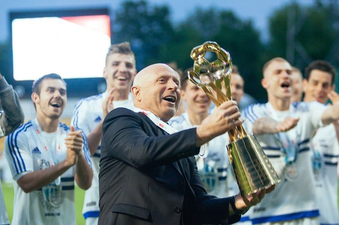 Mladá Boleslav - Jablonec. Finále MOL cupu 2016 v Teplicích. Karel Jarolím