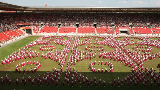 FOTO Předkrm olympiády. Nejlepší chorea ze sokolského sletu